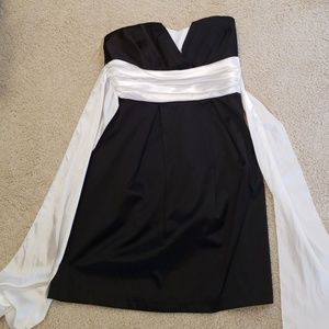 Black and white dress